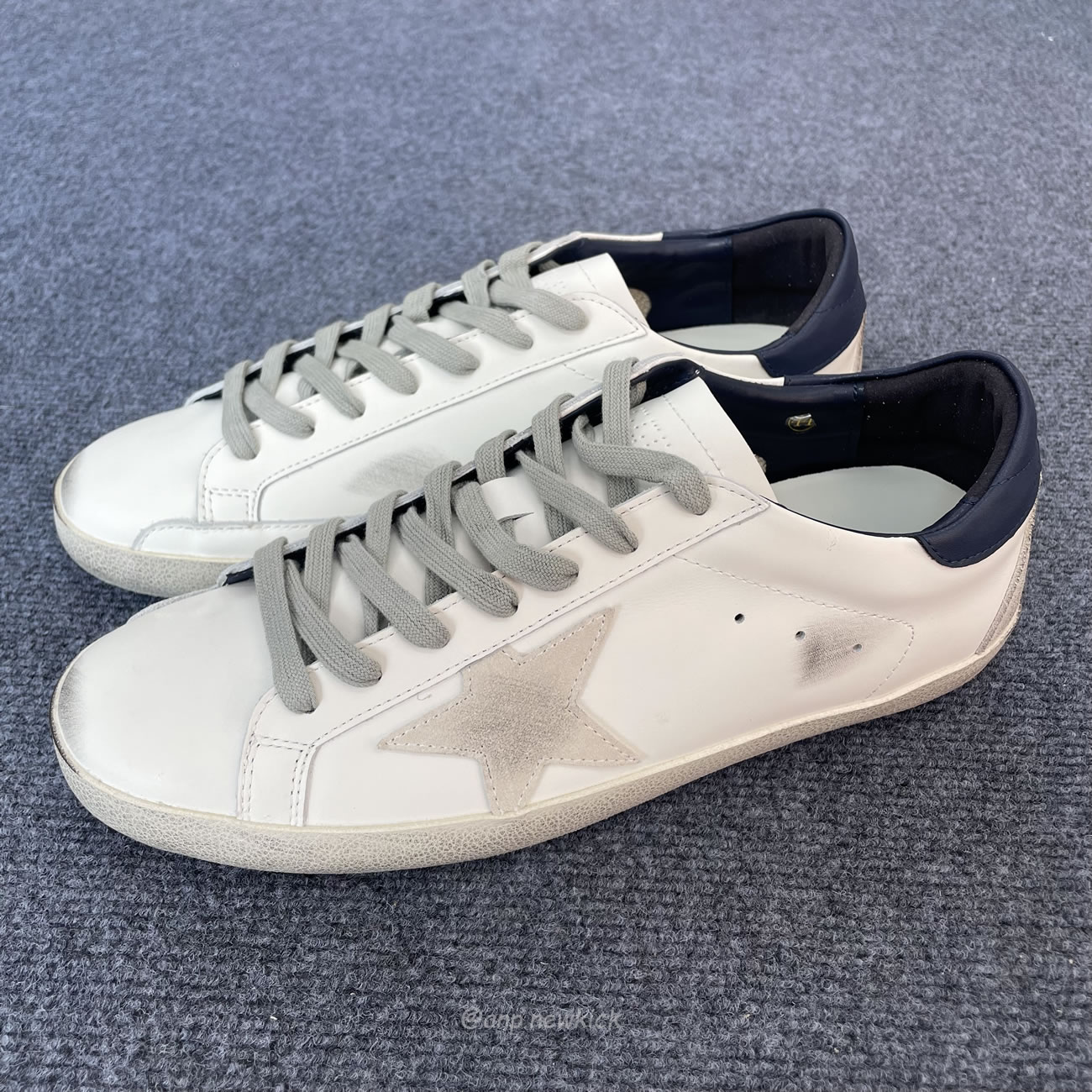 Golden Goose Super Star Gold Star White Blue Black G21d120 G304 (10) - newkick.org